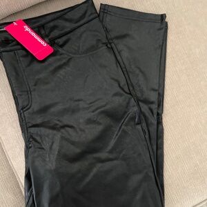 Faux Leather 5 Pocket Pant